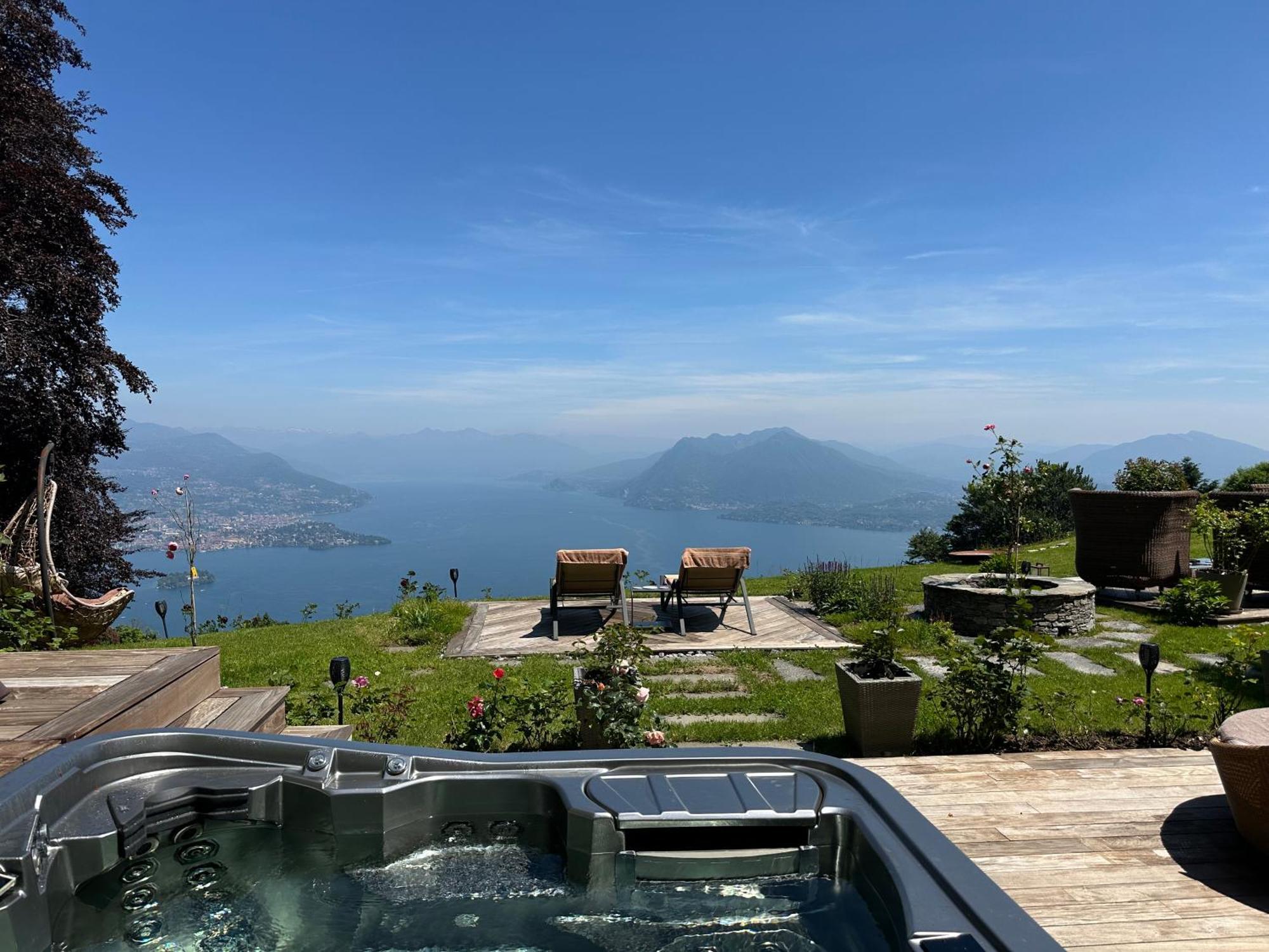 Private Luxury Spa & Silence Retreat With Spectacular View Over The Lake Maggiore 스트레사 외부 사진