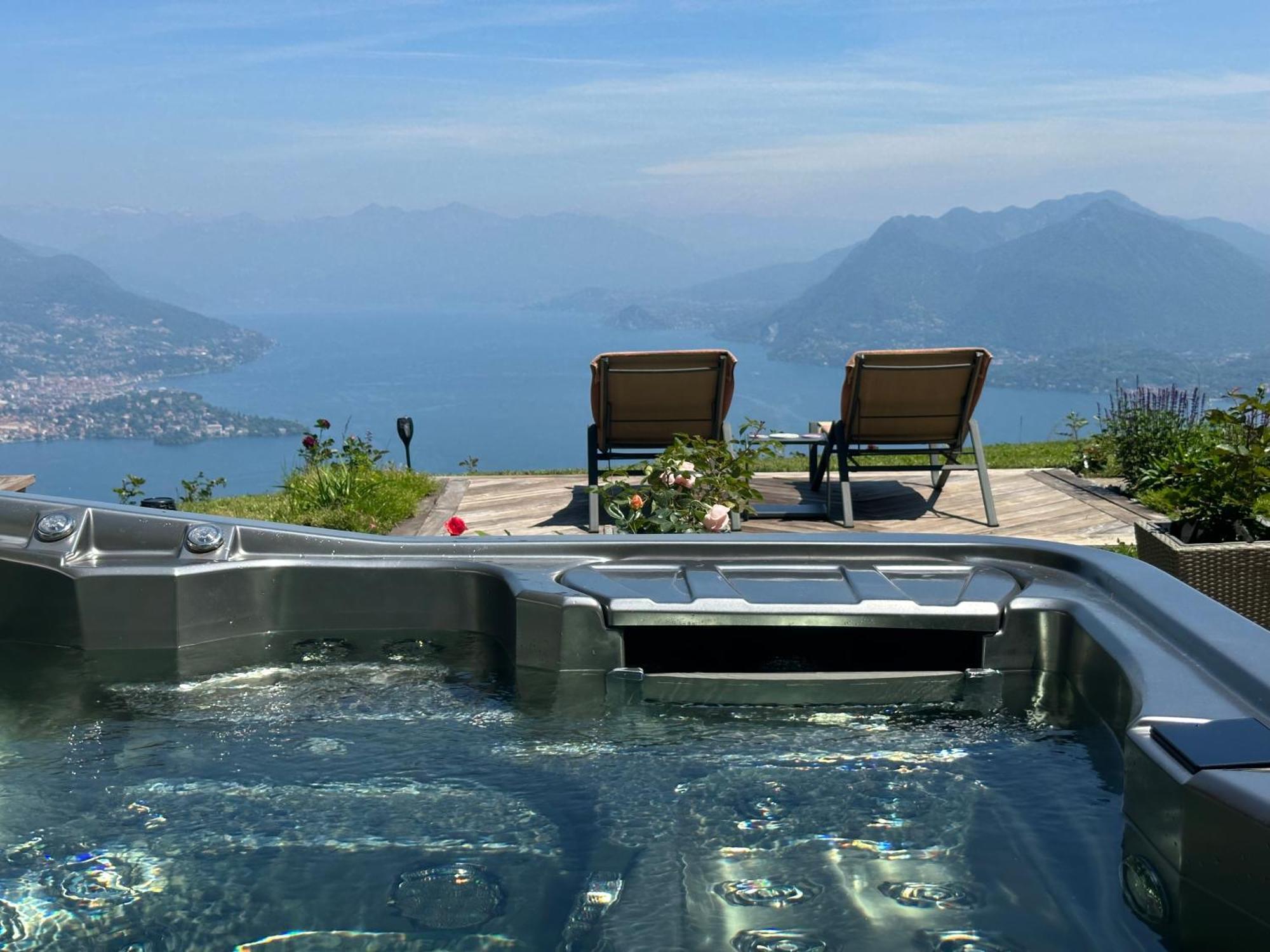 Private Luxury Spa & Silence Retreat With Spectacular View Over The Lake Maggiore 스트레사 외부 사진