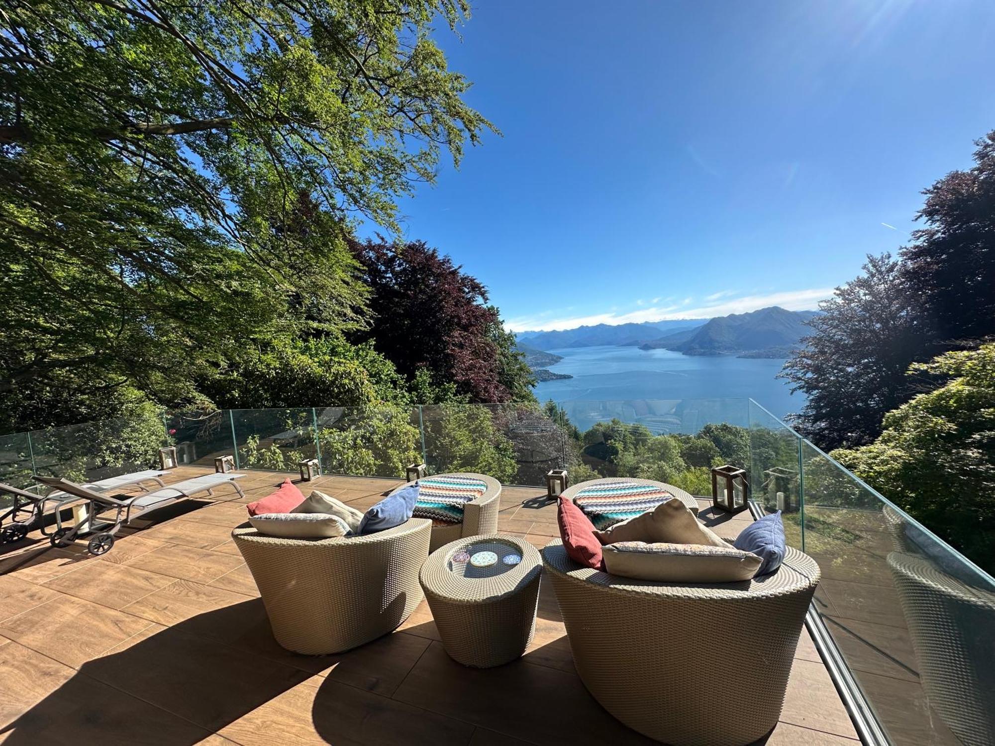 Private Luxury Spa & Silence Retreat With Spectacular View Over The Lake Maggiore 스트레사 외부 사진